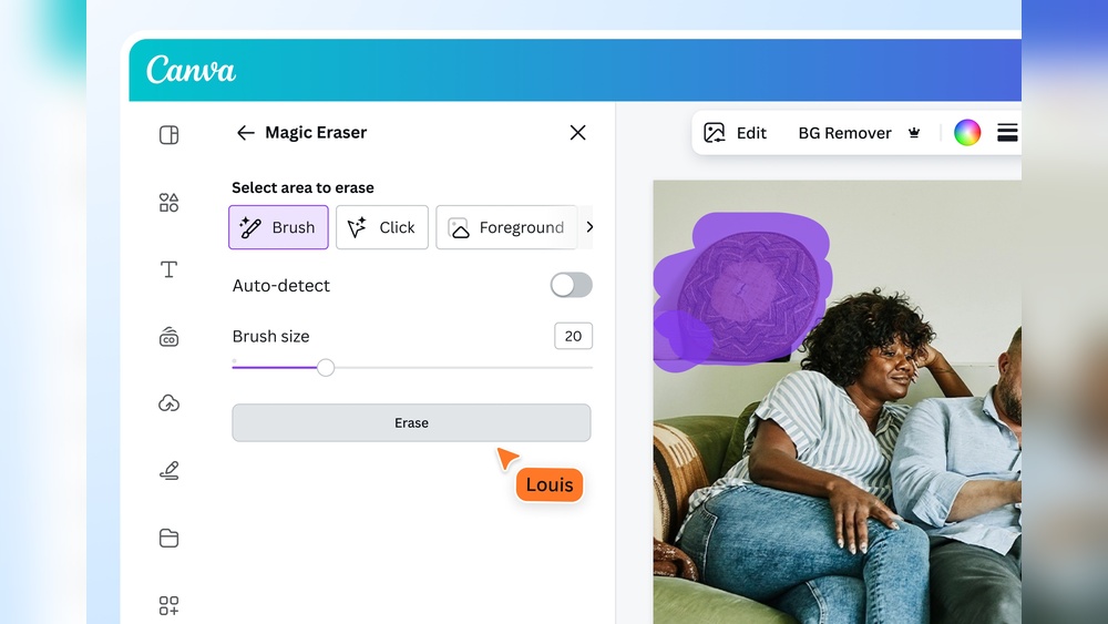 How to Use Picture Eraser in Canva